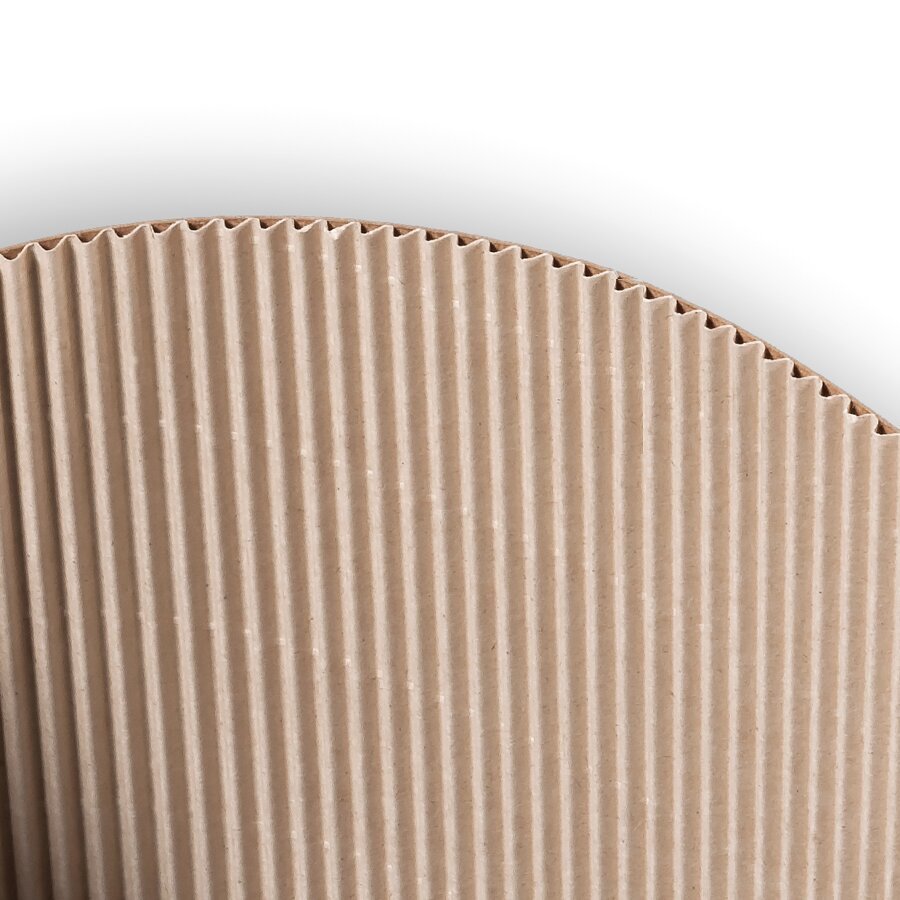 Zwischenlage aus Rollenwellpappe fr Paletten