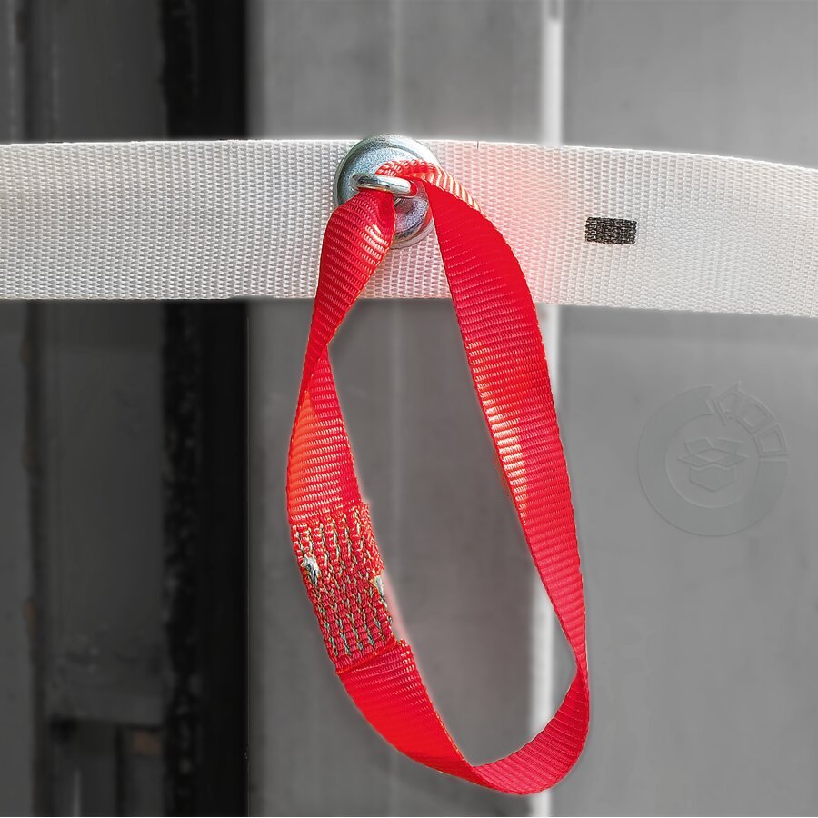 Mit einer Haftkraft von 41 kg sichert der runde Magnet Ihre Fracht whrend des Transports zuverlssig