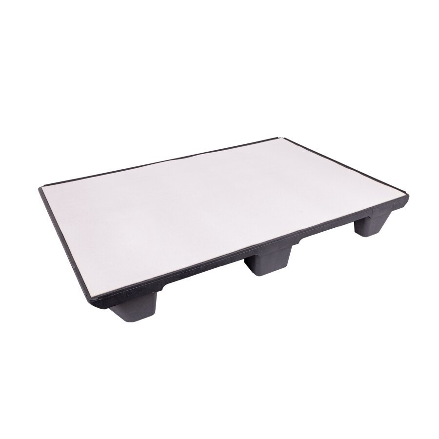 F�gt sich optimal an Palette an und verhindert so das Rutschen des Inhalts