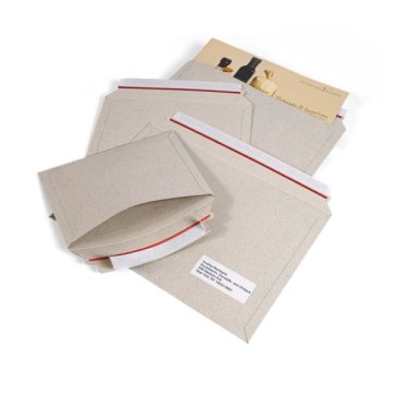 Kartonversandtasche aus Graskarton - in unterschiedlichen Gr&ouml;&szlig;en erh&auml;ltlich