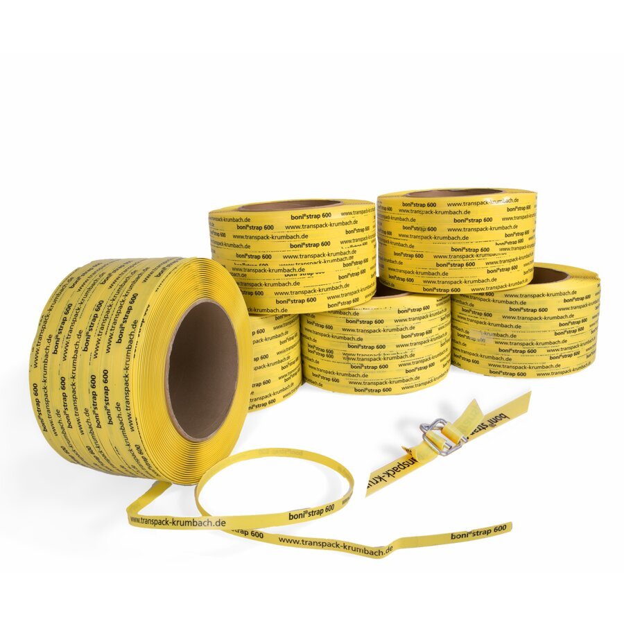 Die Reifestigkeit des bonistrap 600 ist mit Stahlband vergleichbar, im Gegensatz dazu aber korrosionsfrei