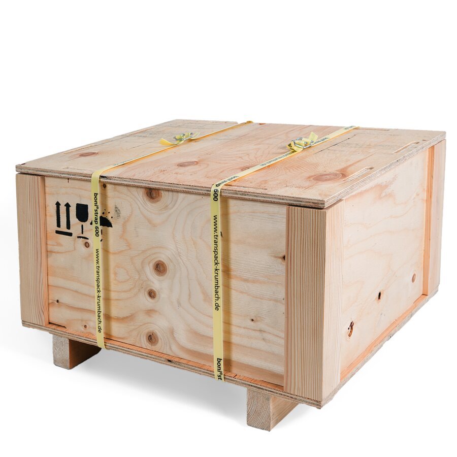 Aber auch spitze und scharfe Kanten knnen dem mit Kunststoff ummantelten Polyesterband nichts anhaben