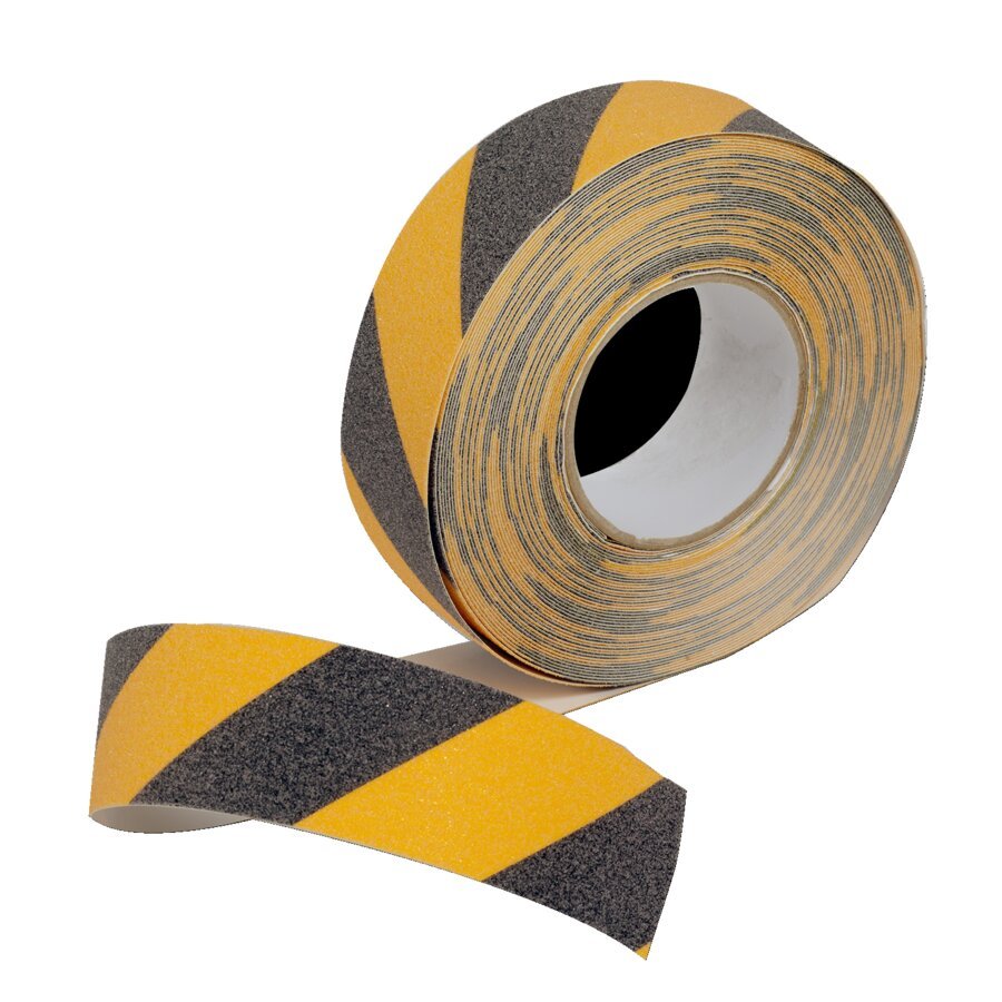 Safety-Tape mit Schleifkörnung für glatte und rutschige Oberflächen wie... Safety-Tape mit Schleifkörnung für glatte und rutschige Oberflächen wie...