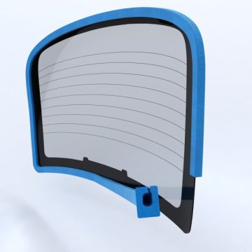 Schaumprofil f&uuml;r Glasscheiben