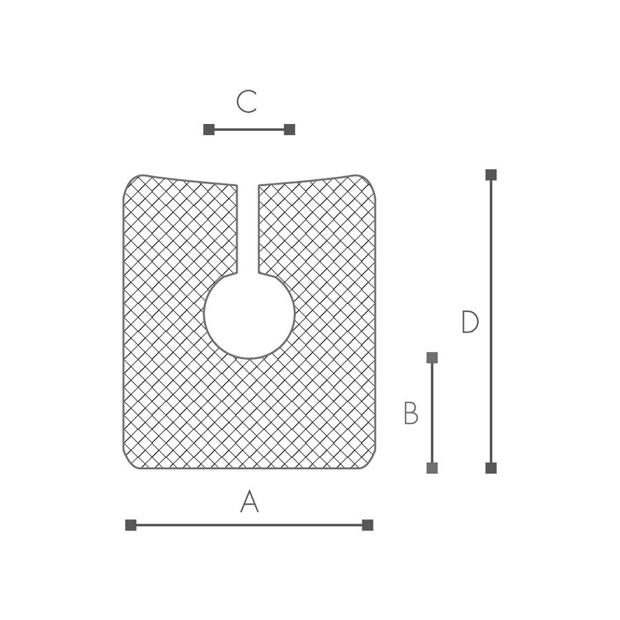 Abmessungen des Schaumprofils (siehe Preistabelle)