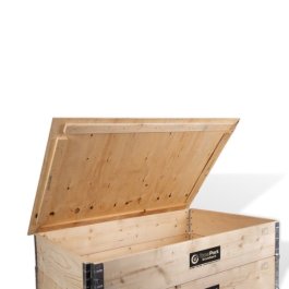 Holzdeckel fr Paletten Aufsatzrahmen