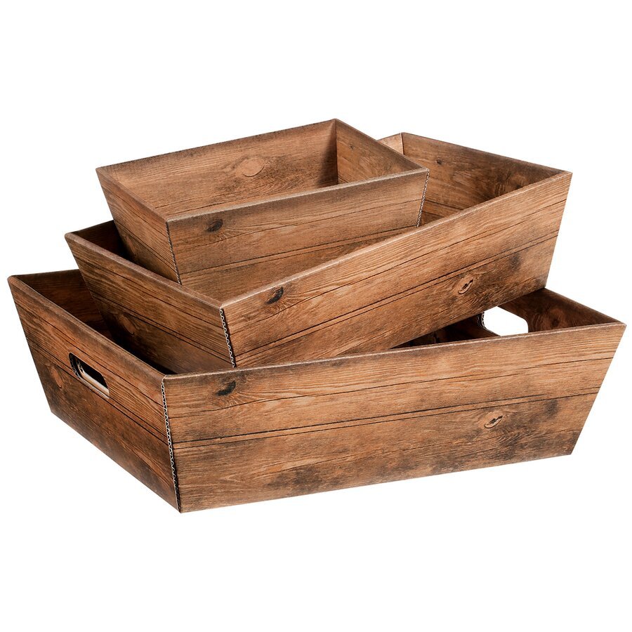 Der Präsentkorb Timber versprüht rustikalen Charme und ist ein absoluter Allrounder Der Präsentkorb Timber versprüht rustikalen Charme und ist ein absoluter Allrounder