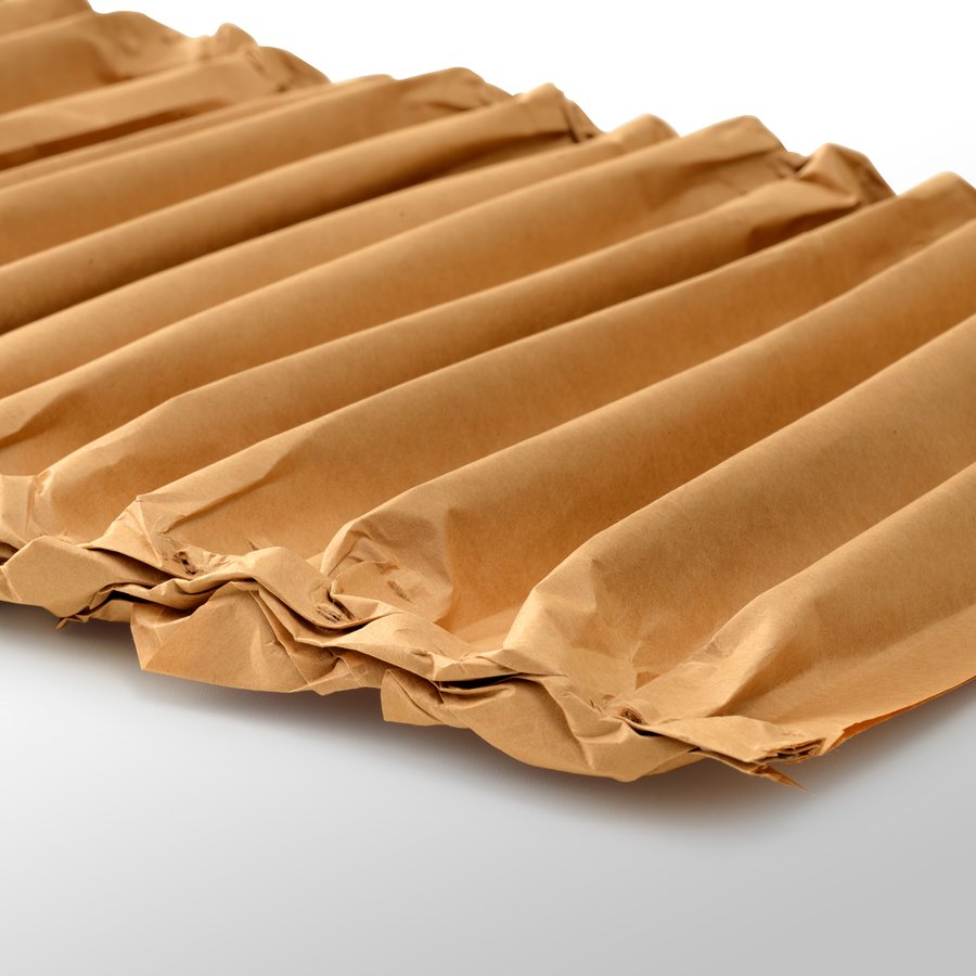 Das Wellpapier ist Fll- und Polstermaterial zugleich