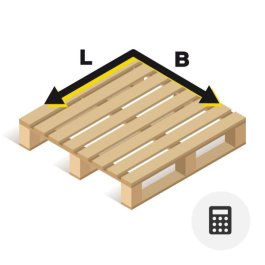 Holzpalette individuell nach Maß