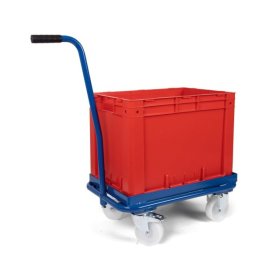 Transportwagen für Eurobehälter mit Griff