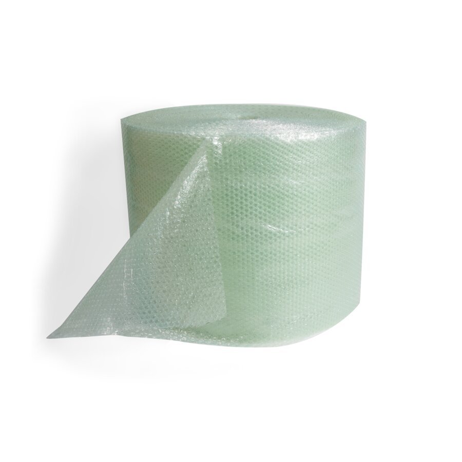 Rolle Luftpolsterfolie wird abgewickelt