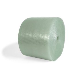 Rolle Luftpolsterfolie in leichtem Grün