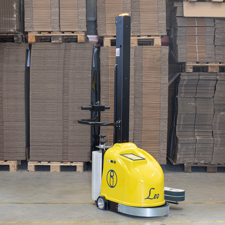 Klein aber fein: Wickeln Sie ortsunabhngig Ladungstrger mit Stretchfolie ein