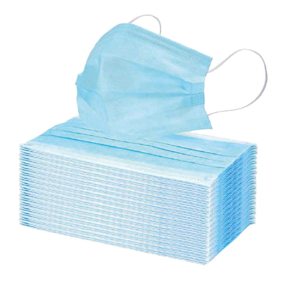 In der praktischen Spendebox mit 50 St. Einmalmasken