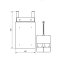 Breite des Hublifts: 450 mm