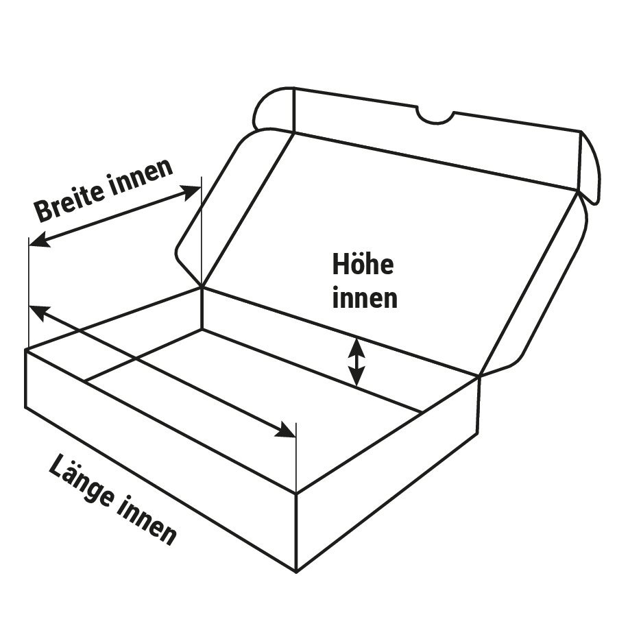 Geschenkkarton offene Welle Geschenkkarton offene Welle