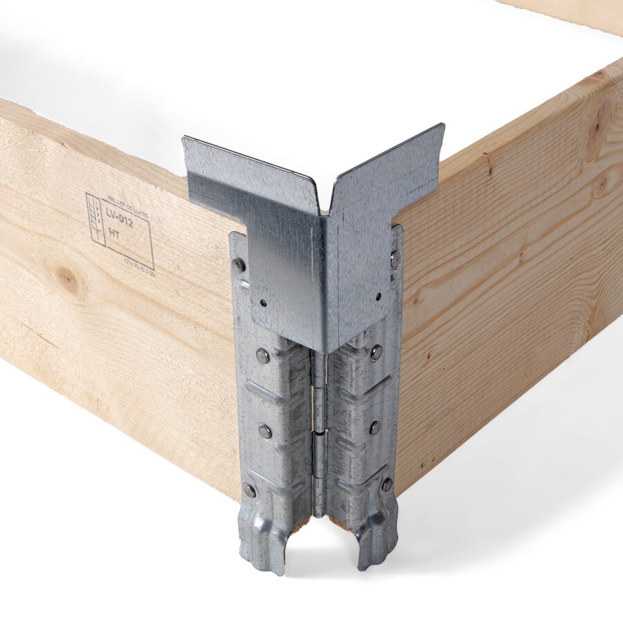 Aus verzinktem, korrosionsbeständigem Stahlblech gefertigt Aus verzinktem, korrosionsbeständigem Stahlblech gefertigt