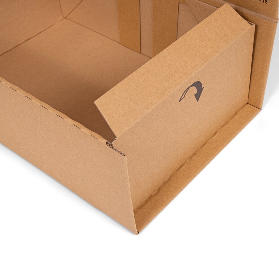 Zuverlässiger Produktschutz vor Stößen dank umlaufendem Kantenschutz Zuverlässiger Produktschutz vor Stößen dank umlaufendem Kantenschutz