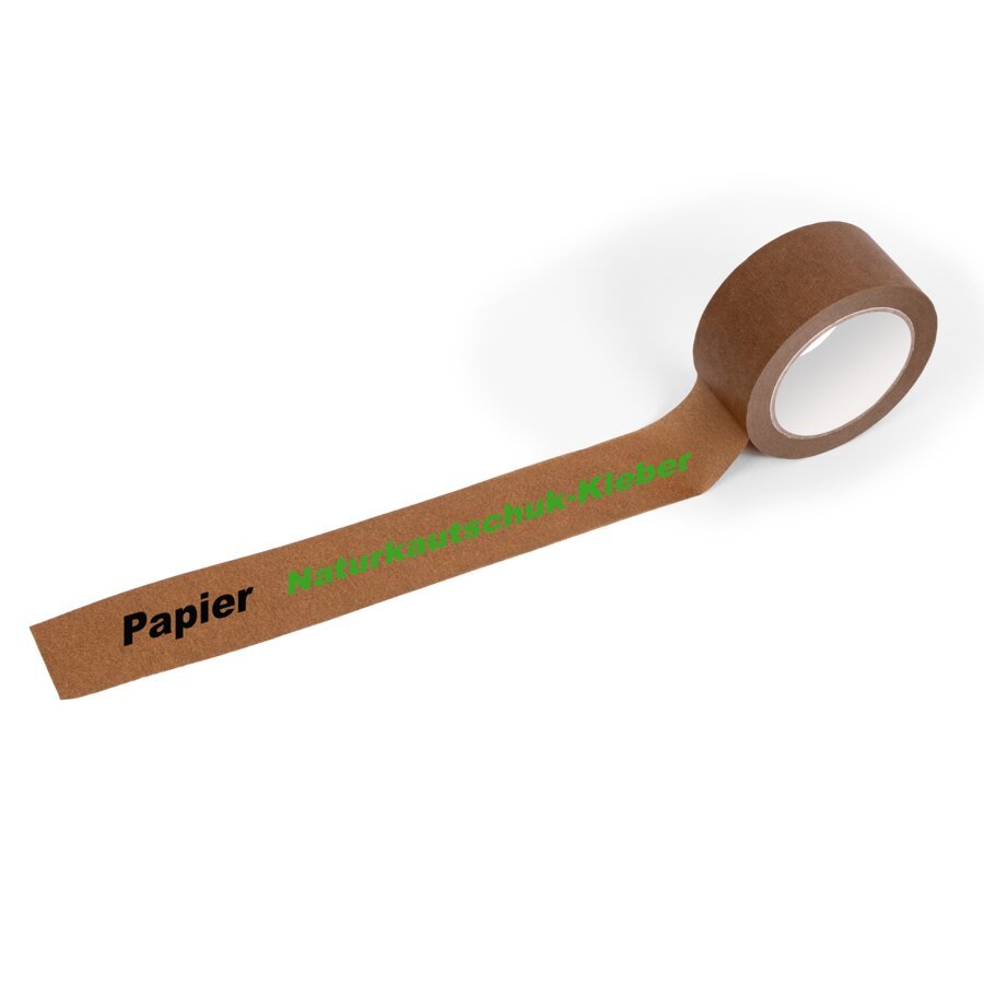 Papierklebeband mit l�sungsmittelfreiem Naturkautschukkleber (ohne Druck)
