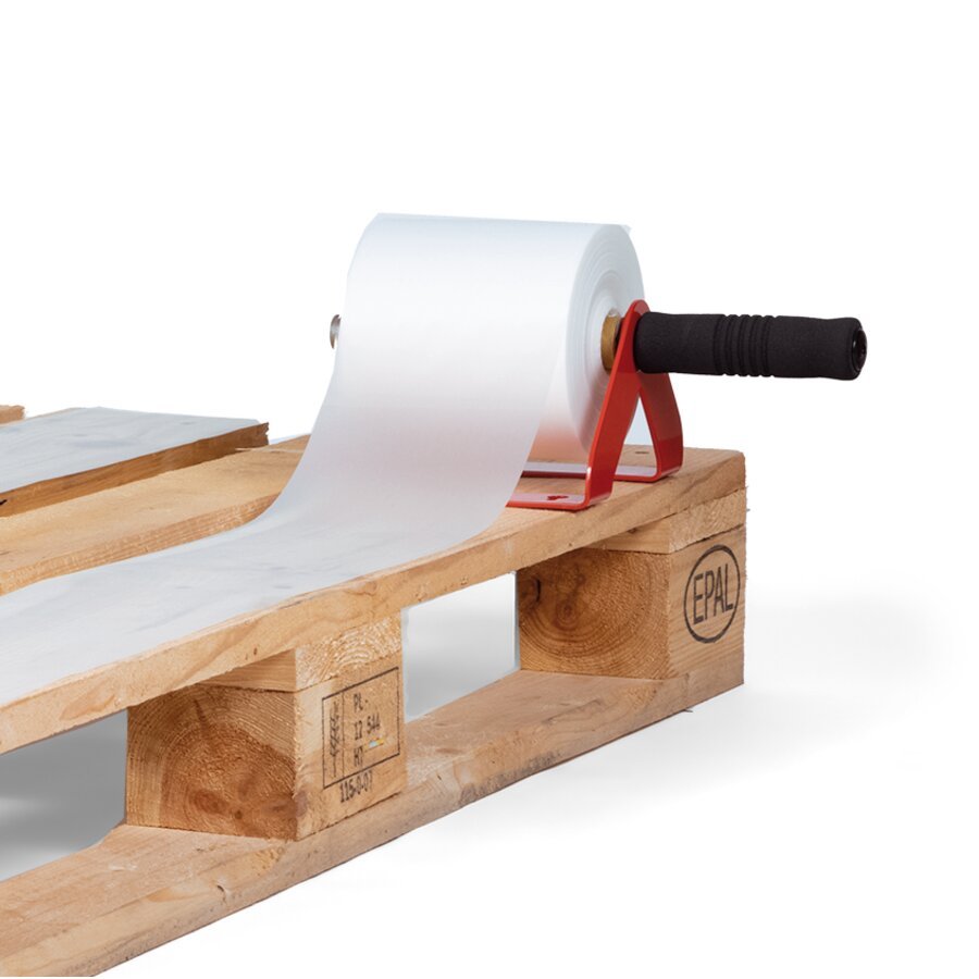 Mobiler Abroller lsst sich berall einsetzen und abstellen