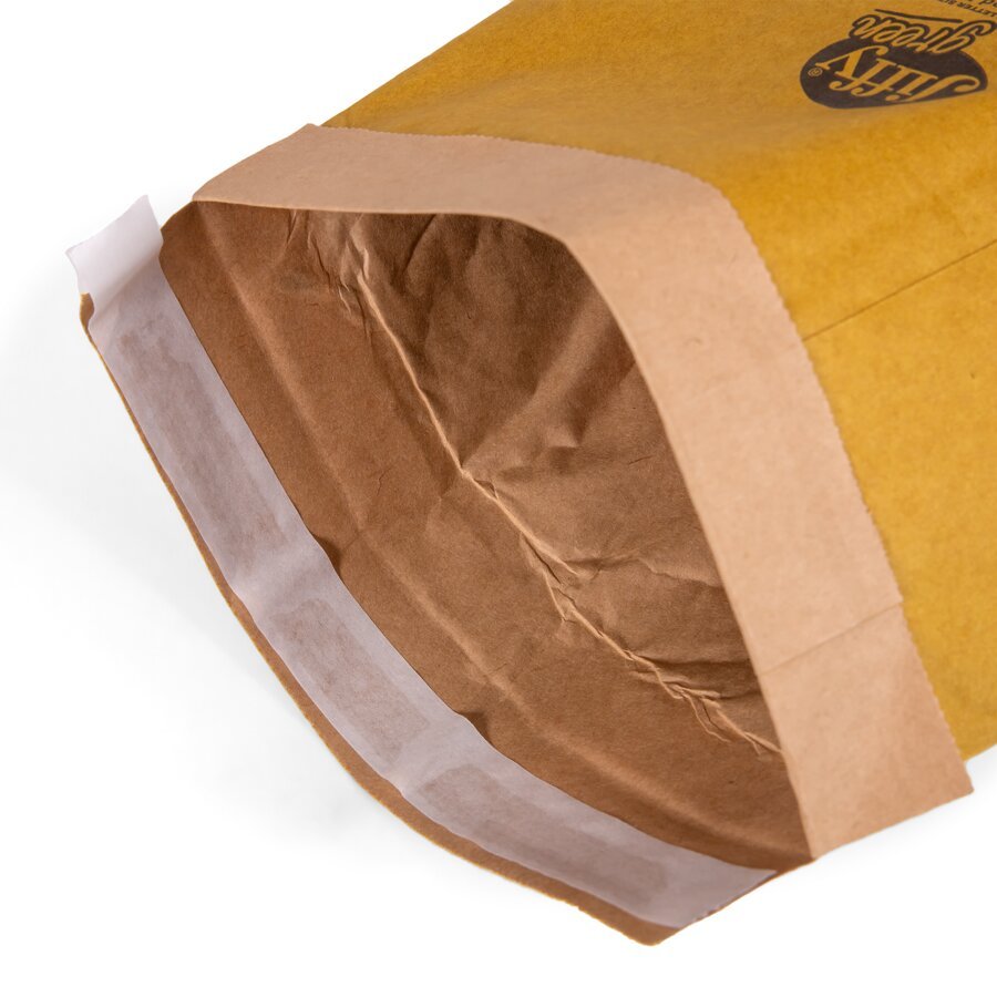 Die flexiblen Jiffy-Taschen lassen sich leicht befllen