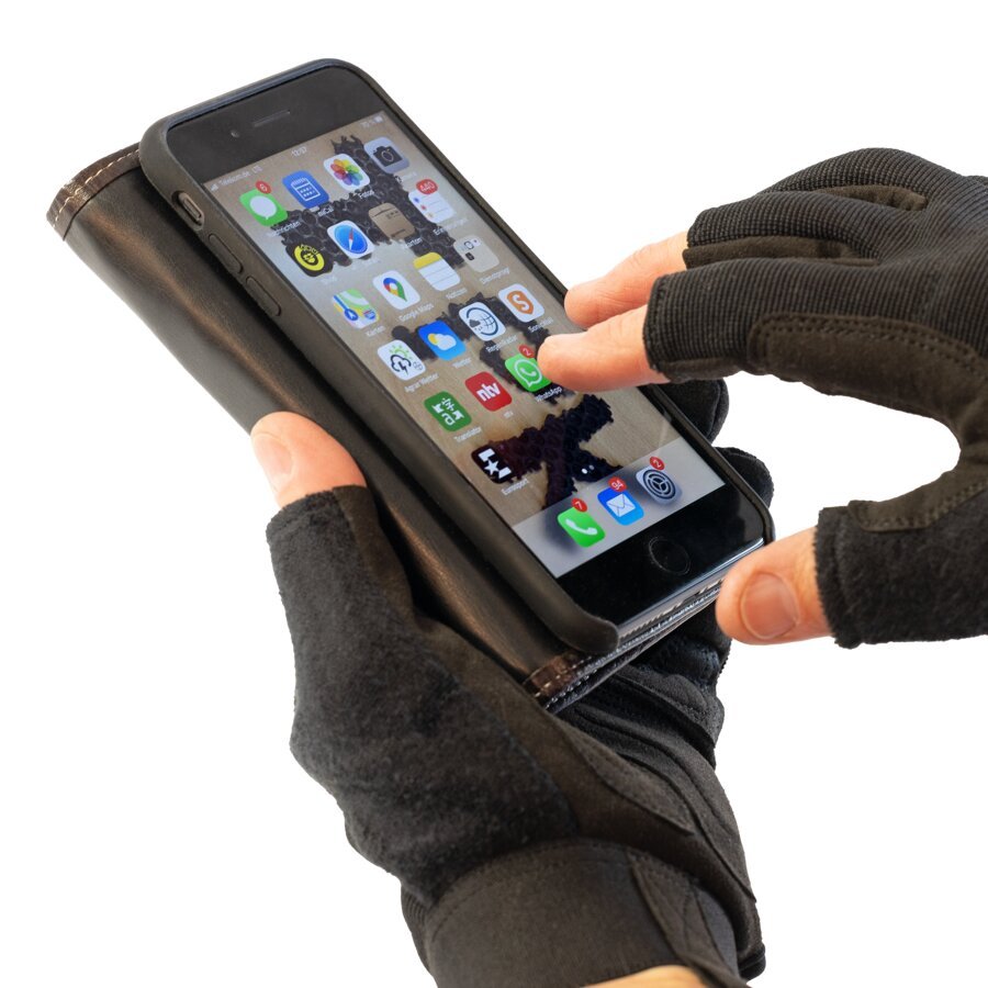 Aussparung von Daumen, Zeige- und Mittelfinger Aussparung von Daumen, Zeige- und Mittelfinger