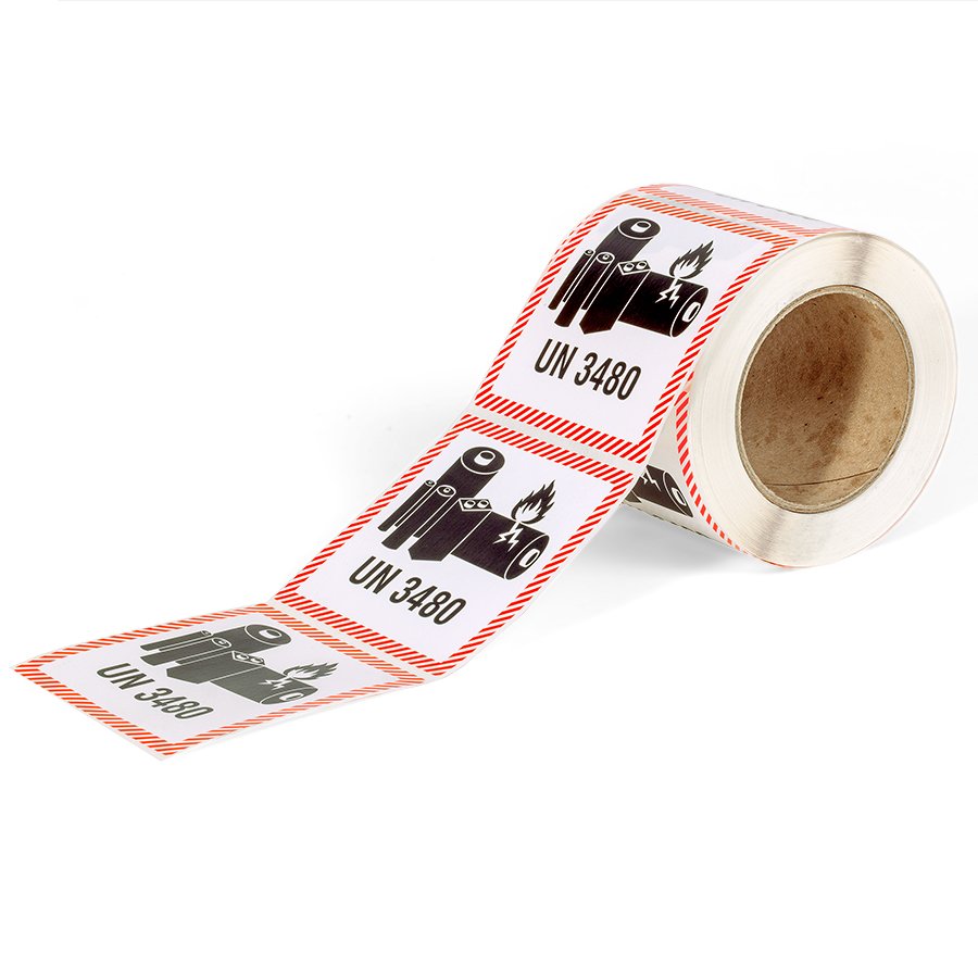 Abgerollte Rolle mit Un-Aufdruck