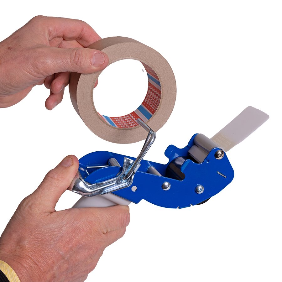 ...einfaches Einlegen der Packbandrolle ...einfaches Einlegen der Packbandrolle