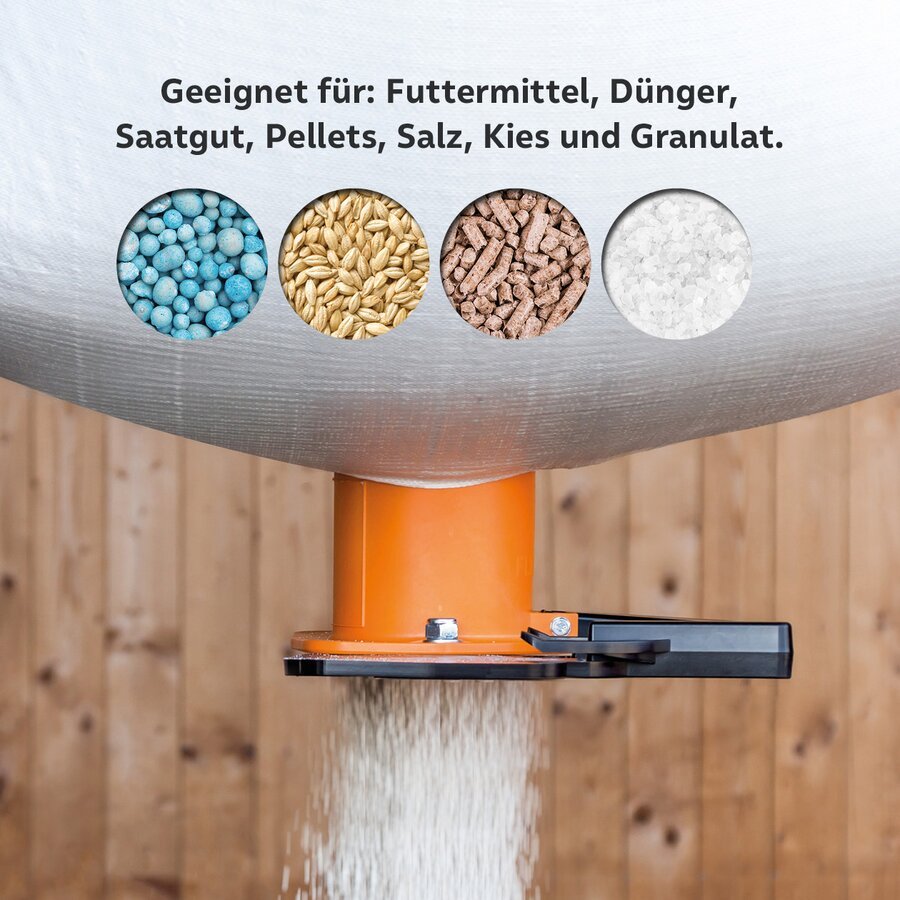 Geeignet für alle Arten von Schüttgut Geeignet für alle Arten von Schüttgut