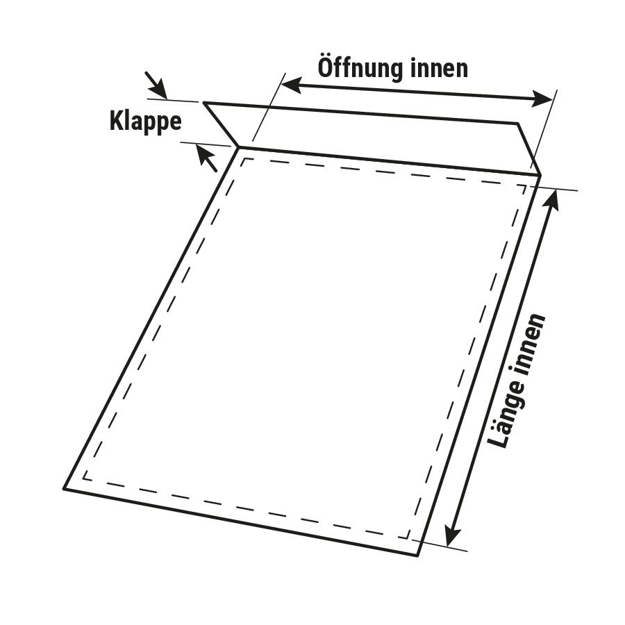 Pergamin-Versandtasche Pergamin-Versandtasche