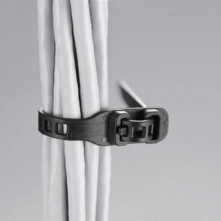 Dehnspannung ermöglicht sehr festen Sitz auf dem Bündel Dehnspannung ermöglicht sehr festen Sitz auf dem Bündel