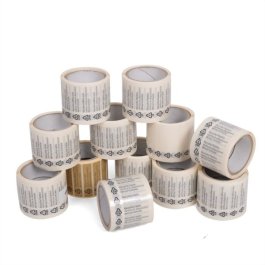 Sammelaufnahme Umweltetiketten auf Rolle, italienisch