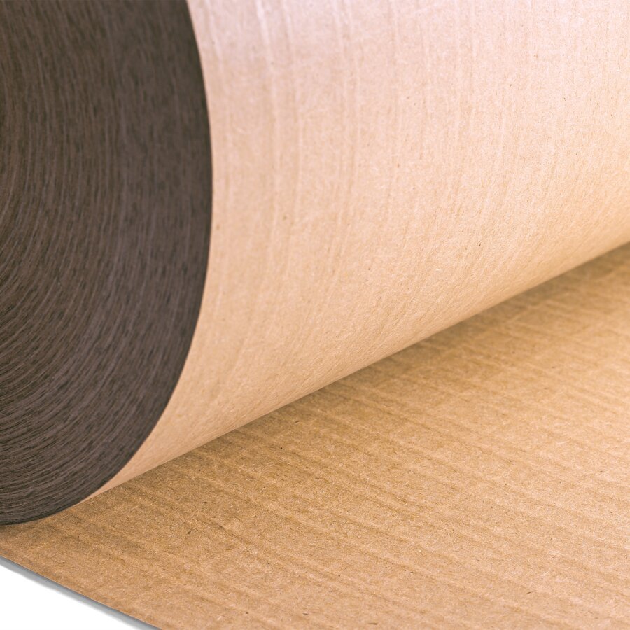 Rolle abgewickelt mit sichtbarer Struktur und Stärke