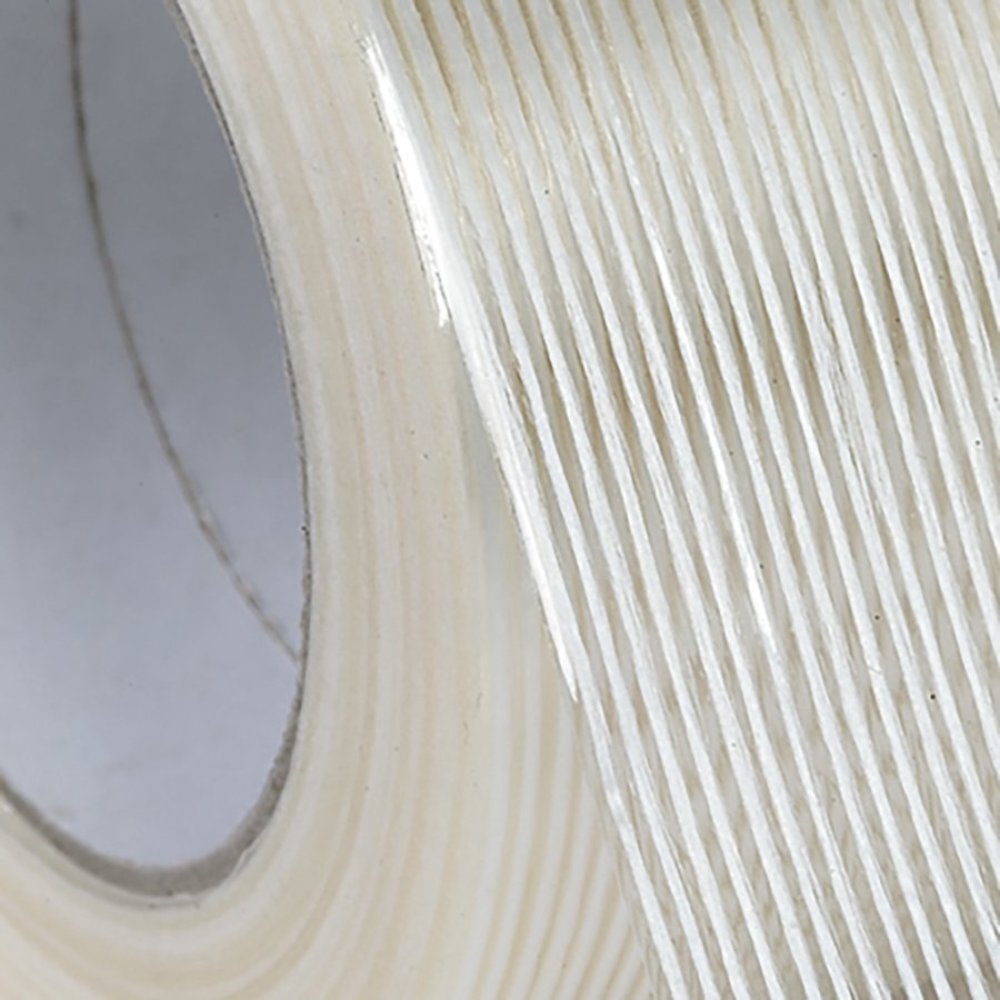 Durch die Glasfaserverstrkung ist das Klebeband extrem reifest