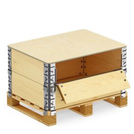 Aufsatzrahmen mit Entnahme-Klappe 