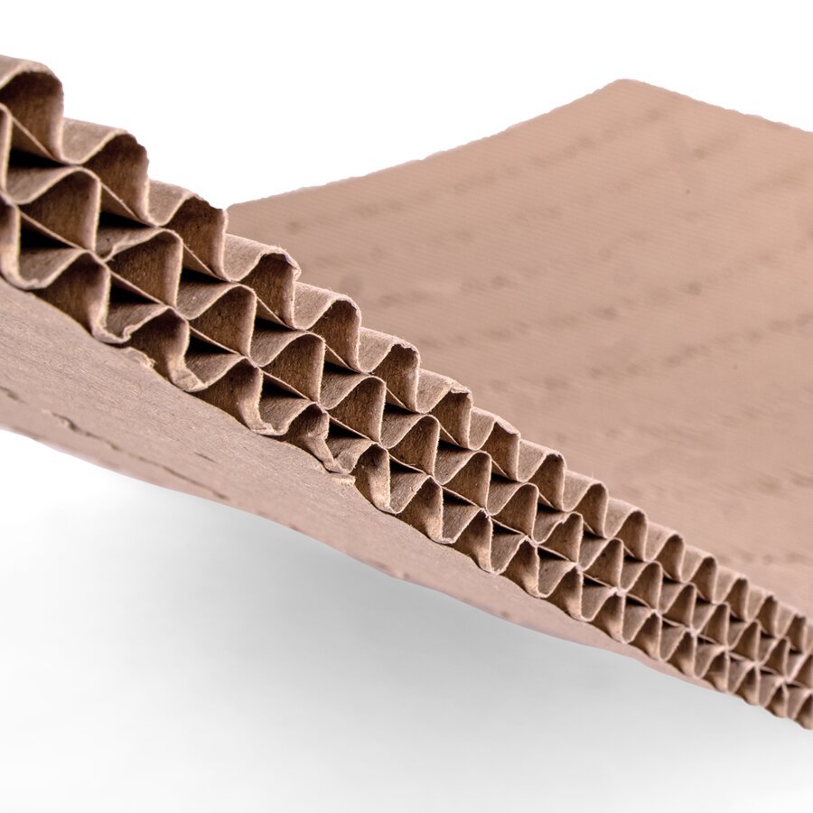 Packplatte, offene Welle mit Perforierung, 100% recycelt