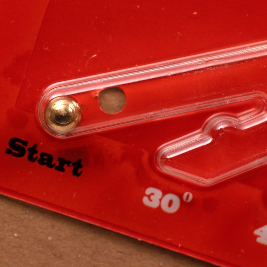 Nahaufnahme Kippindikator