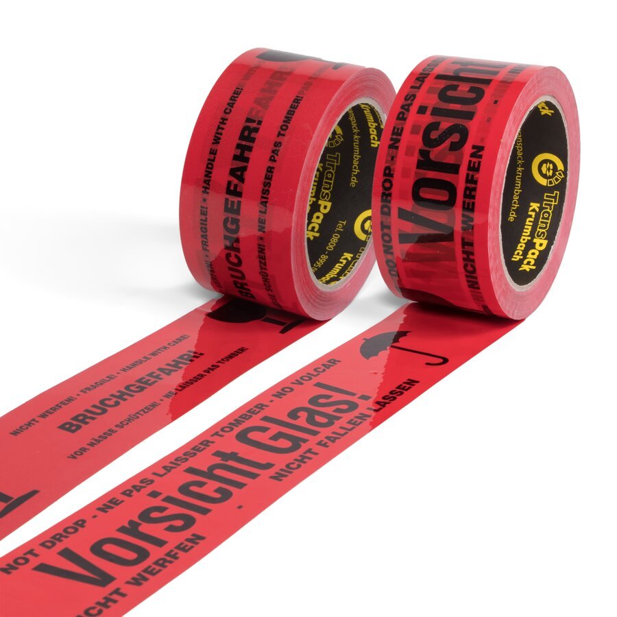 Warnband bonitape 600 mit unterschiedlichem Warnaufdruck