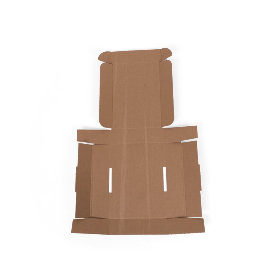 Klappschachtel mit �ffnung auf der Breitseite