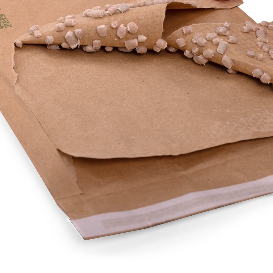 3-lagiger Aufbau mit stodmpfenden Papierstrkekugeln