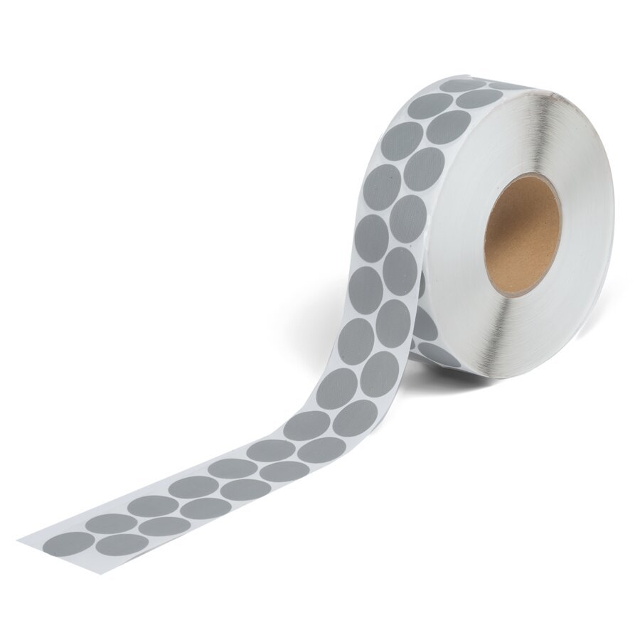 Klebepunkte 2-bahnig au�enliegend auf der Rolle