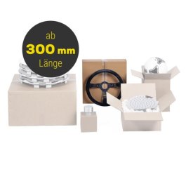 Quadratische Kartons aus Wellpappe ab 300 mm