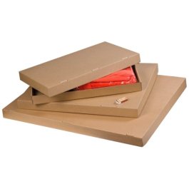 Stlpdeckelkarton fr flache und groe Packgter