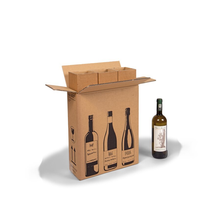 Ausfhrung fr drei Flaschen