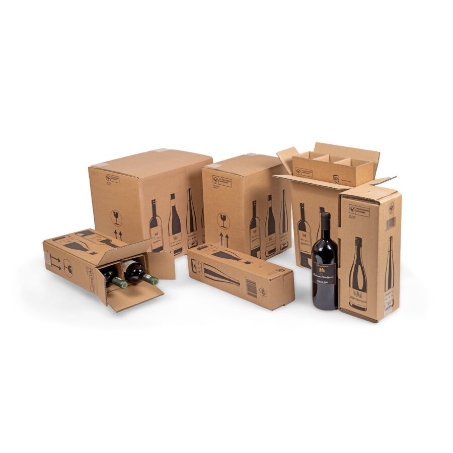 Zertifizierte Flaschenverpackungen in verschiedenen Ausfhrungen erhltlich