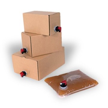 Bag-in-Box Karton inkl. Beutel mit Hahn