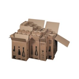 Flaschenverpackungen mit Automatikeinlage, DHL- und UPS-zertifiziert