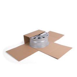 Kreuzverpackung aus Wellpappe, quadratisch Kreuzverpackung aus Wellpappe, quadratisch