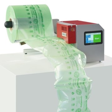 Eine CIRRUS-Folienrolle entspricht in etwa 10 S&auml;cken Verpackungschips