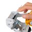 Klebebandabroller f�r 75 mm Klebeband mit aktivem Messerschutz